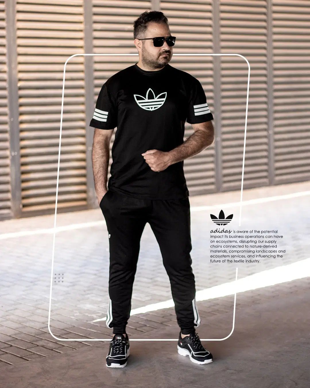 ست تیشرت شلوار مشکی مردانه آستین کوتاه Adidas|لباس|تهران, آرژانتین|دیوار