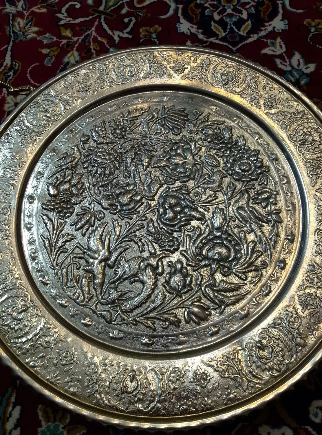 سینی قلم کاری|صنایع دستی و سایر لوازم تزئینی|تهران, نازی‌آباد|دیوار