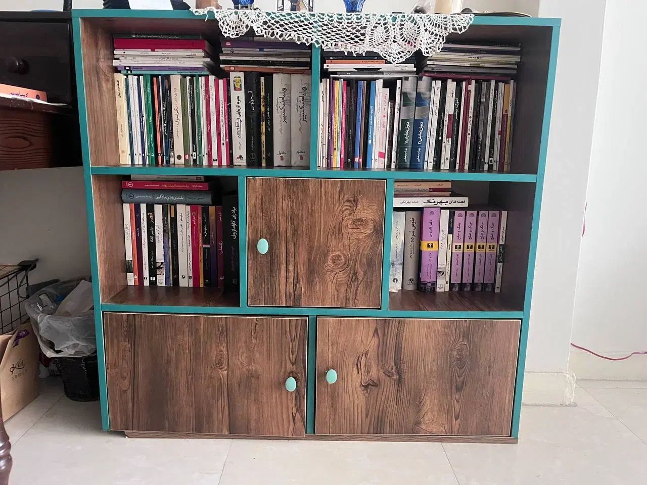 دو عدد کتاب خانه چوبی|کتابخانه، شلف، قفسه‌های دیواری|تهران, جمال‌زاده|دیوار
