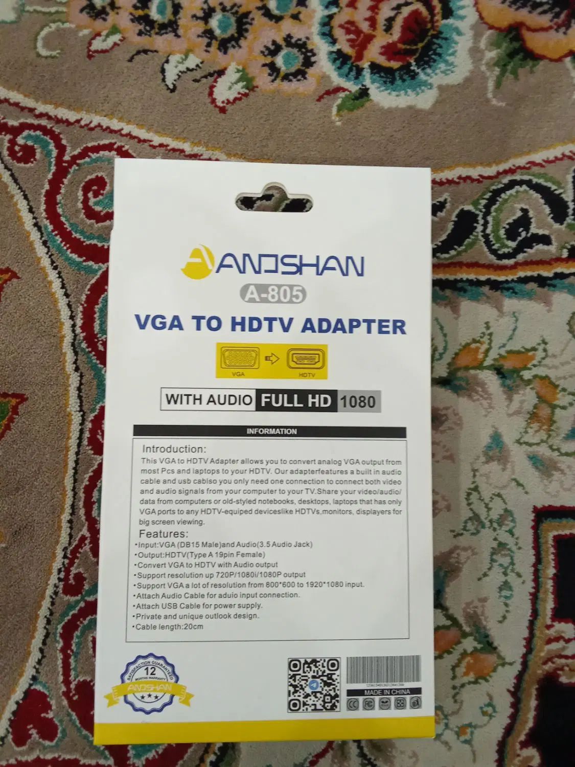 تبدیل  VGA به  HDTV|قطعات و لوازم جانبی رایانه|تهران, بیسیم|دیوار