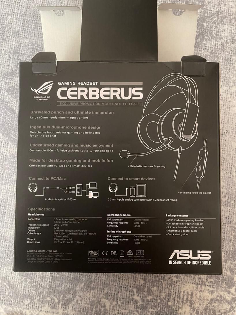 هدفون گیمینگ asus Cerberus|قطعات و لوازم جانبی رایانه|کرج, گوهردشت|دیوار