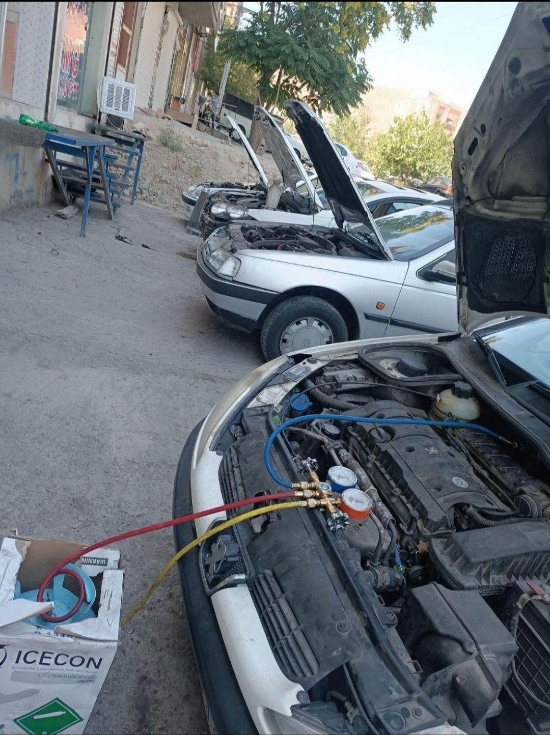 شارژ گاز کولر خودرو تعمیر کمپرسور قطعات کولر|خدمات موتور و ماشین|تبریز, |دیوار