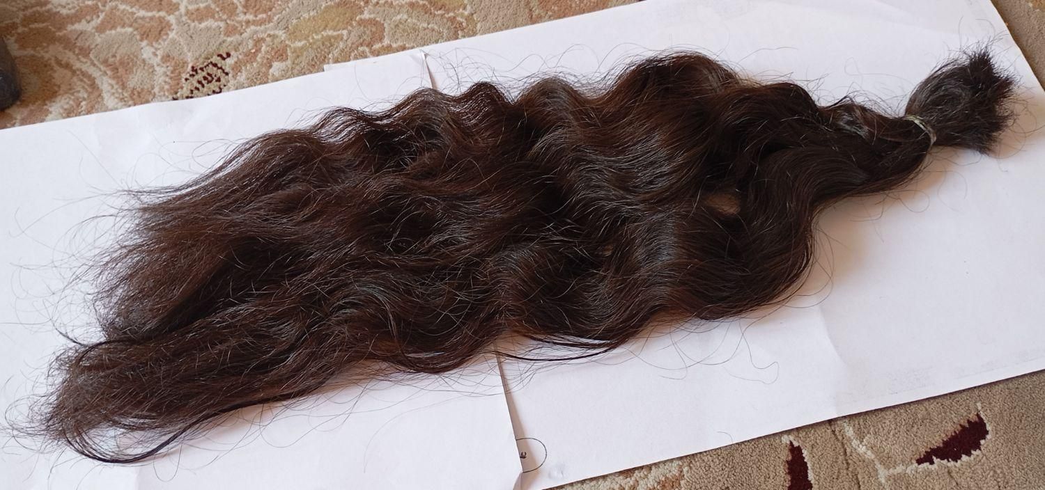 مو طبیعی به رنگ خرمایی تقریبا 40سانت|آرایشی، بهداشتی، درمانی|دماوند, |دیوار
