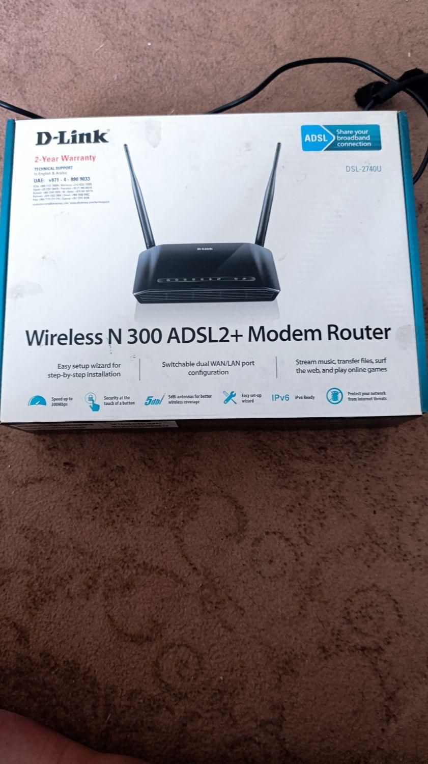 مودم ADSL مدل D-Link N300|مودم و تجهیزات شبکه|تهران, نارمک|دیوار