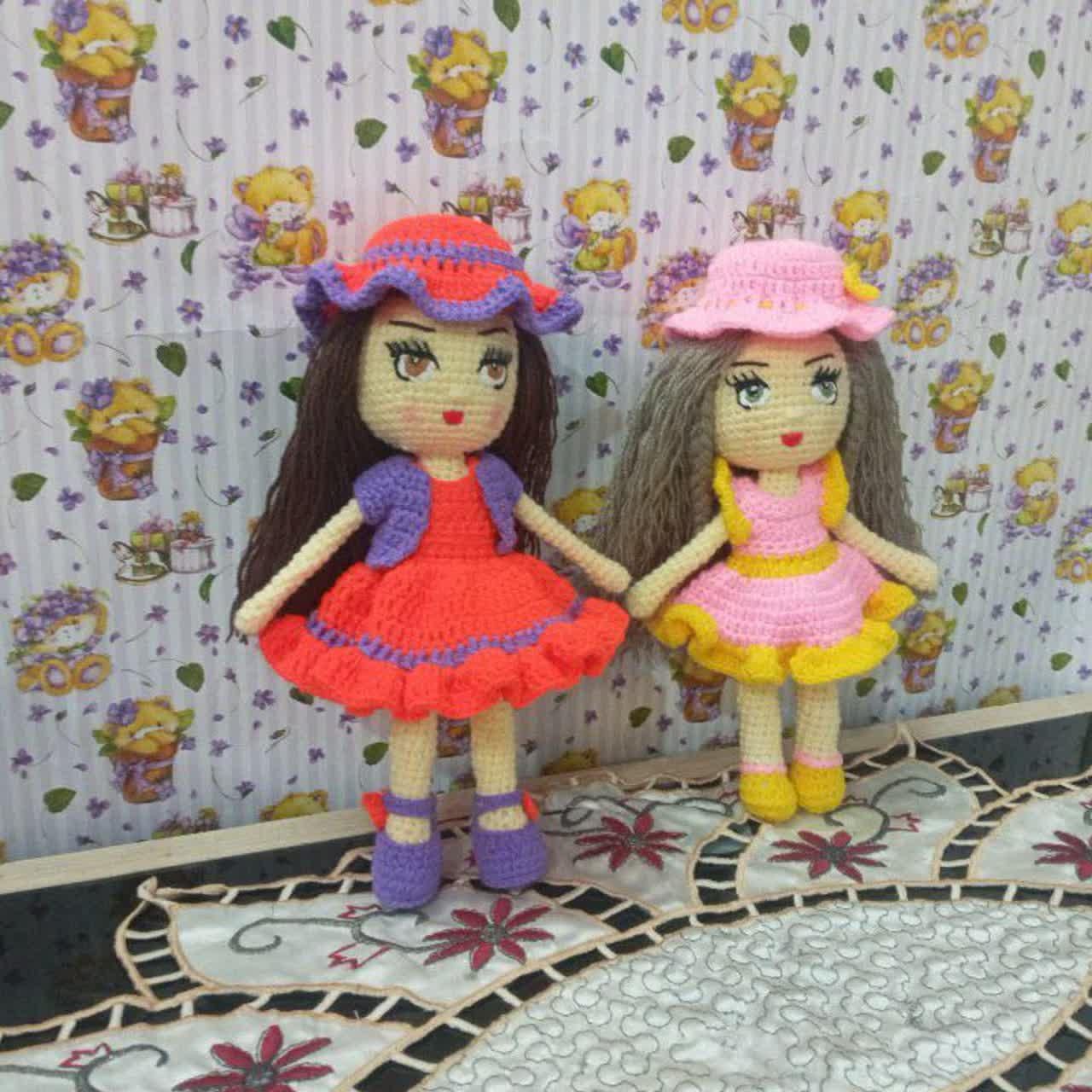 عروسک دستبافت|اسباب‌بازی بچه|تهران, امام زاده حسن|دیوار