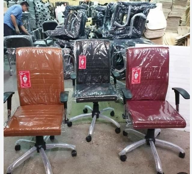 صندلی گردان قرمز|مبلمان اداری|زنجان, |دیوار