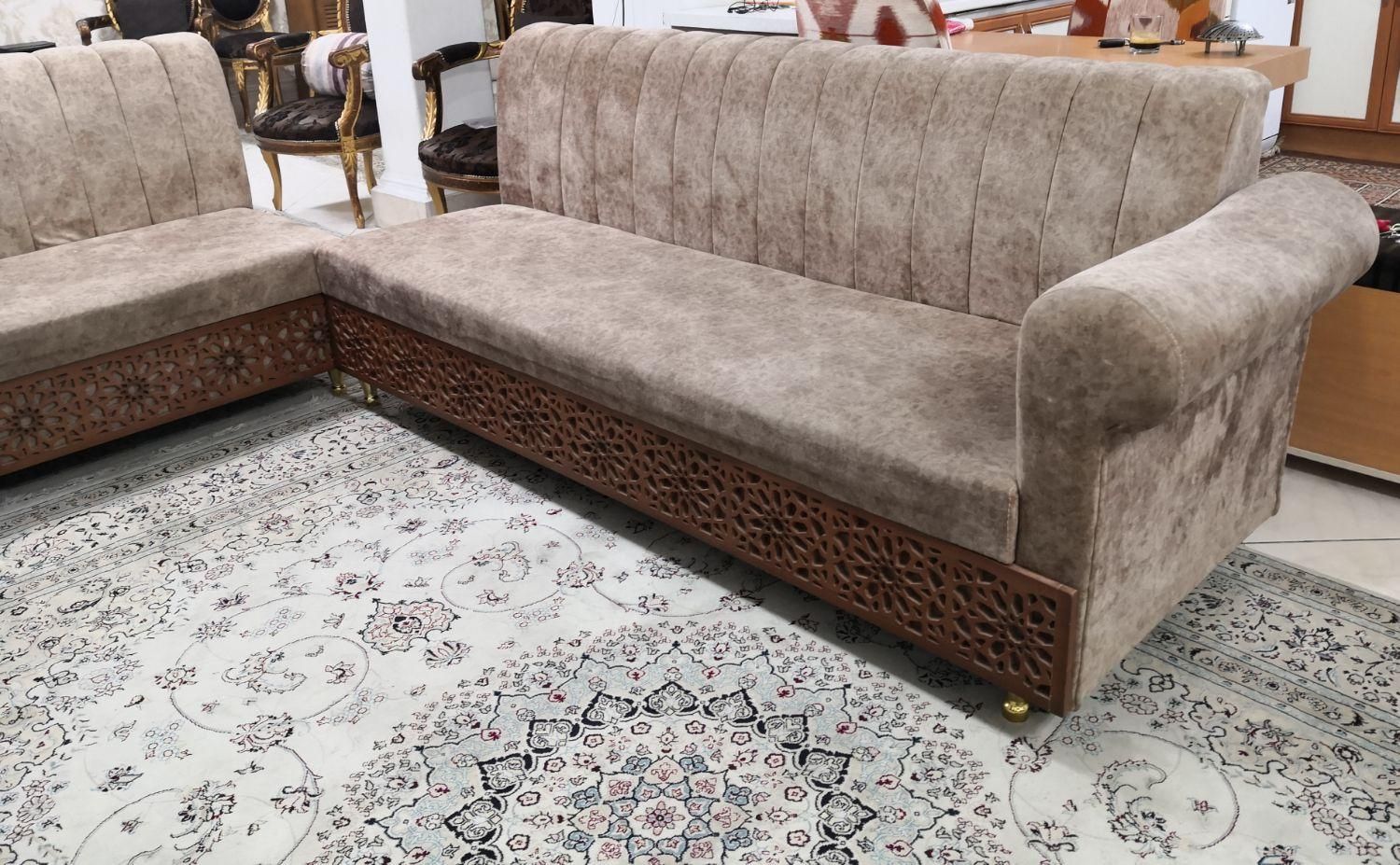 مبلمان ال دو تکه|مبلمان خانگی و میز عسلی|اهواز, فاز ۱ پادادشهر|دیوار