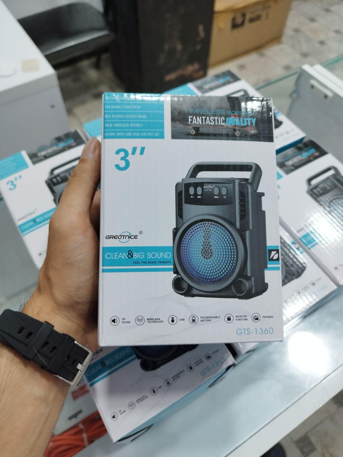اسپیکر بلوتوثی GTS 1360 و KTS 1576|پخش‌کننده همراه|مشهد, سراب|دیوار