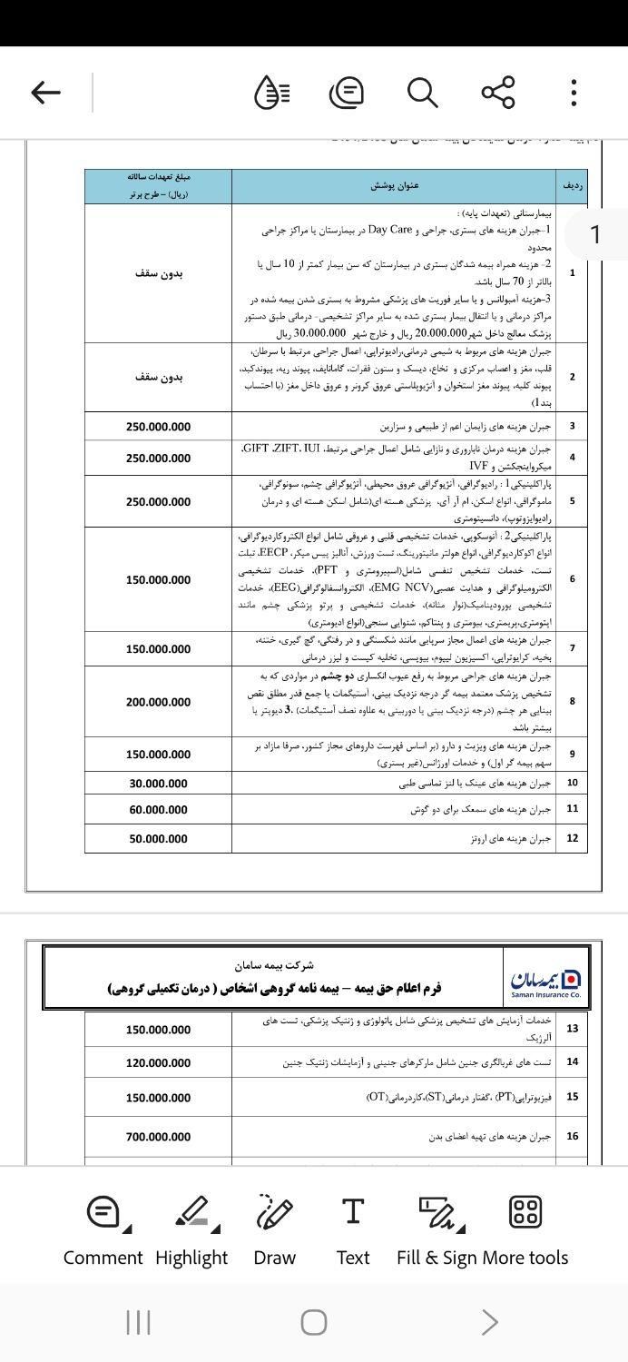 بیمه تکمیل درمان بدون هیچگونه زمان انتظار|خدمات مالی، حسابداری، بیمه|نجف‌آباد, هفده شهریور|دیوار