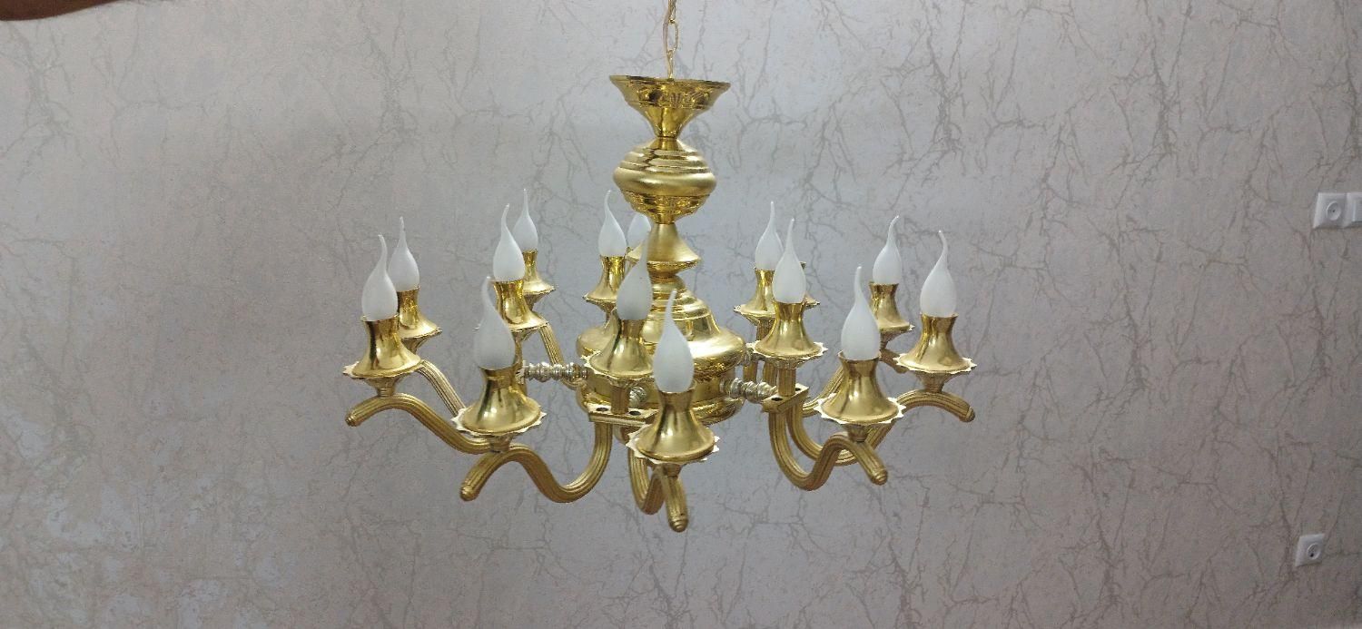 لوستر....طلای|لوستر و چراغ آویز|اصفهان, احمدآباد|دیوار