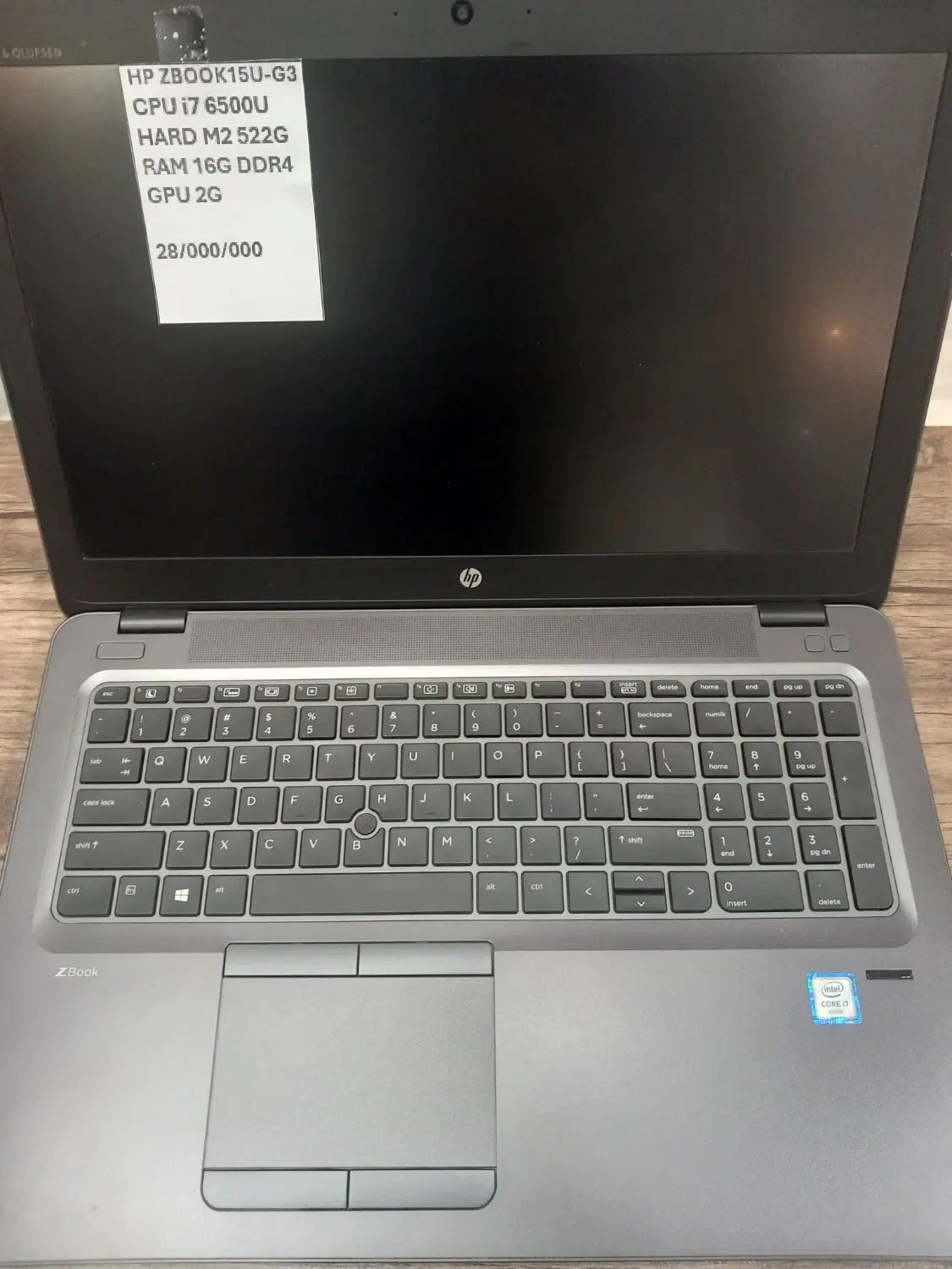لبتاپ HP ZBOOK 15U-G3|رایانه همراه|تهران, تهرانسر مرکزی|دیوار