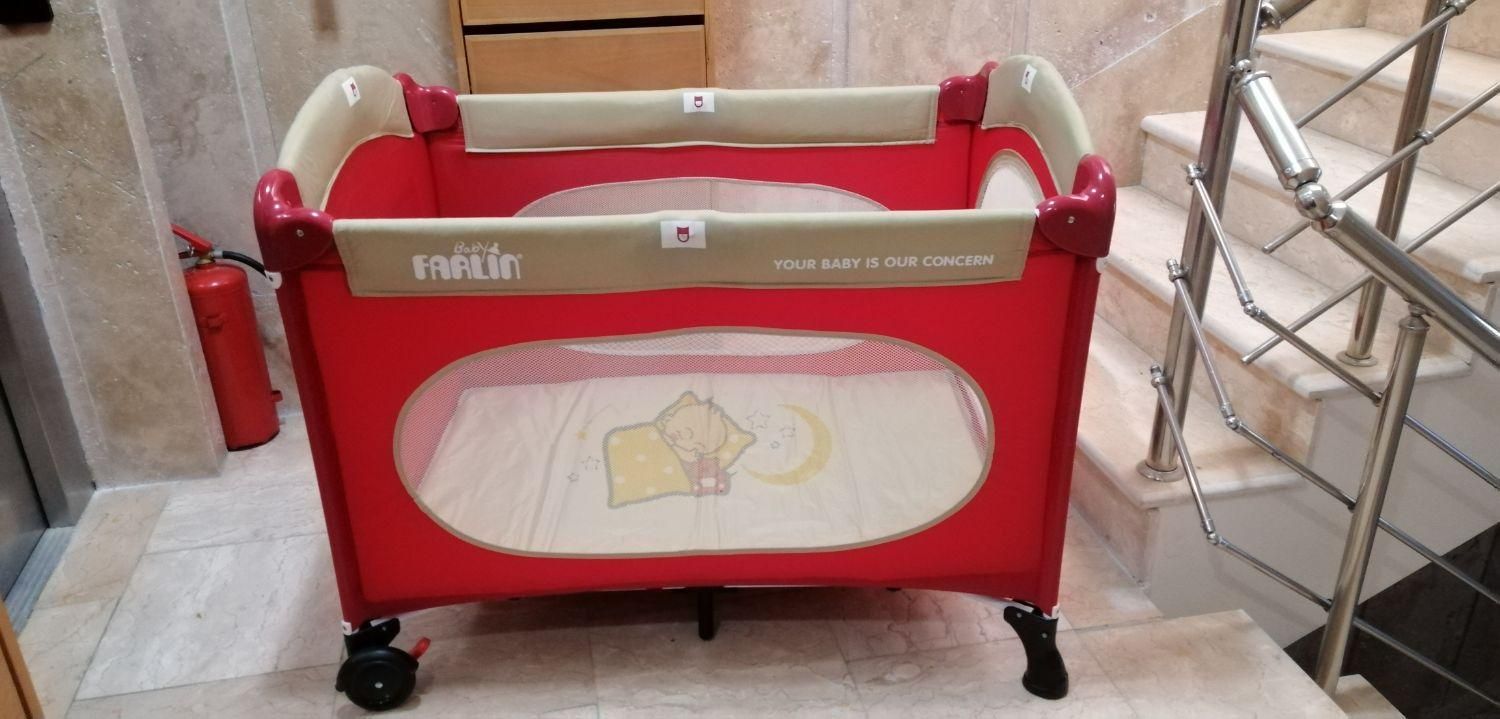 کالسکه و کریر و تخت پارک مارک فارلین اصل|کالسکه و لوازم جانبی|شیراز, قدوسی شرقی|دیوار