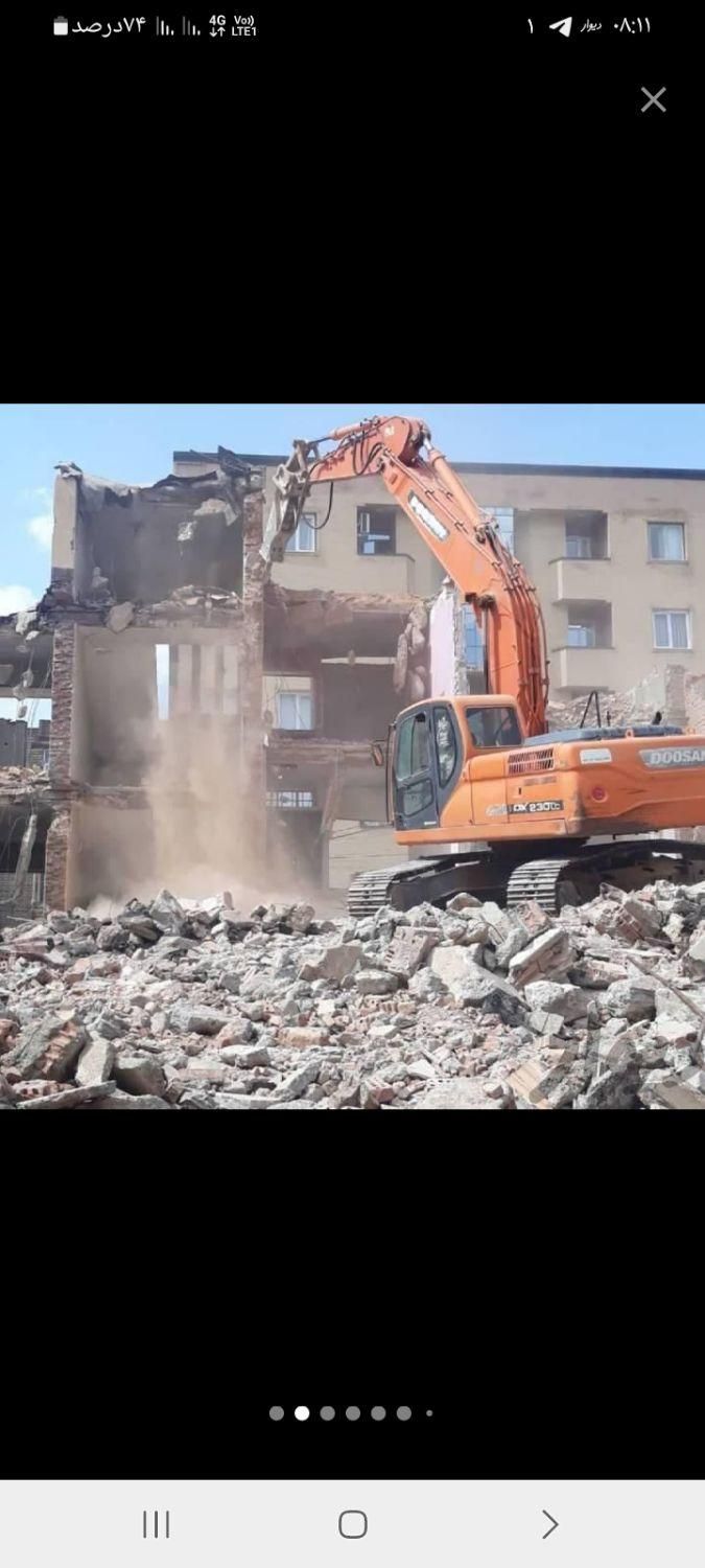 تخریب ساختمان وخاکبرداری تبریز|خدمات پیشه و مهارت|تبریز, |دیوار