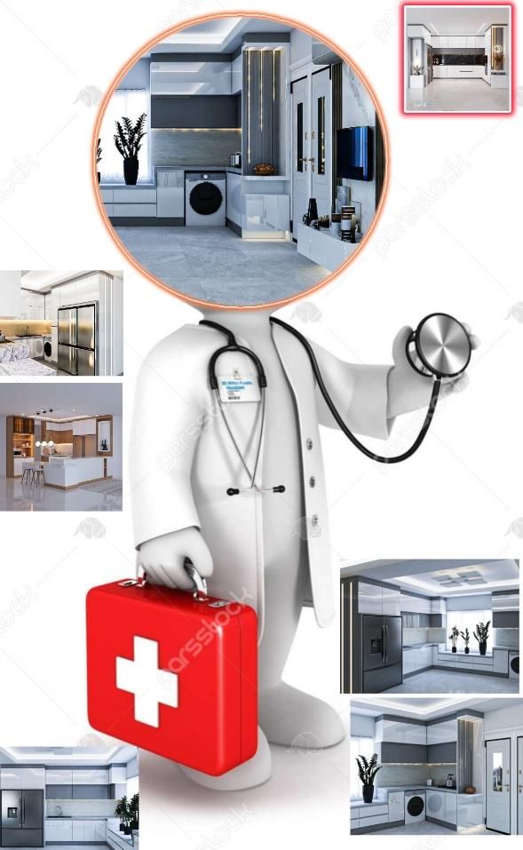جنس کابینت از شما ، اجرا از ما|خدمات پیشه و مهارت|ساوه, |دیوار