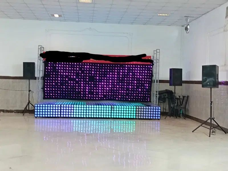 پرده ال ای دی فول کالر|ریسه و چراغ تزئینی|مشهد, هفده شهریور|دیوار
