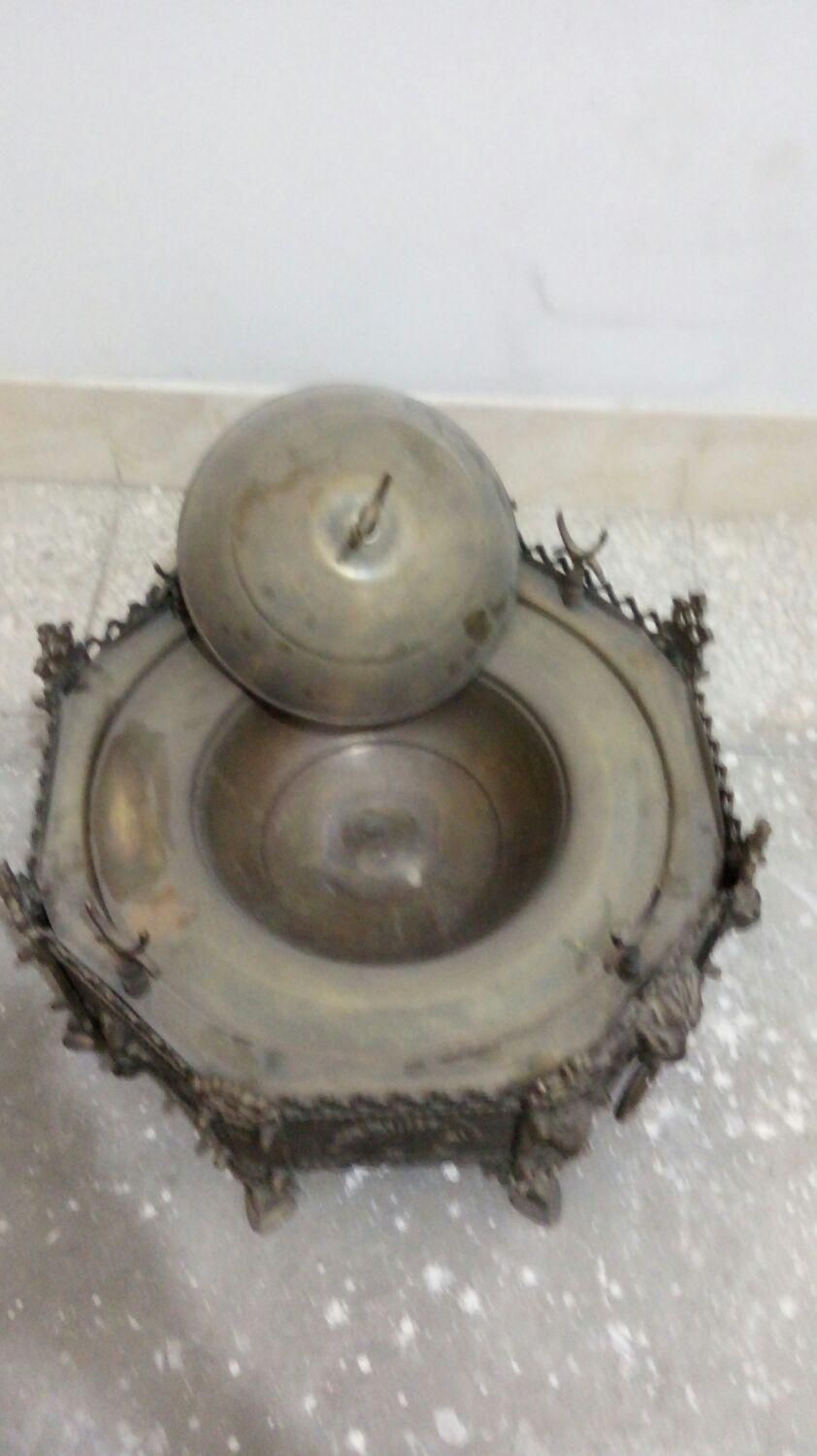 منقل برنجی  سماور زغالی برنجی  سینی مسی|کلکسیون اشیاء عتیقه|اصفهان, لاله|دیوار