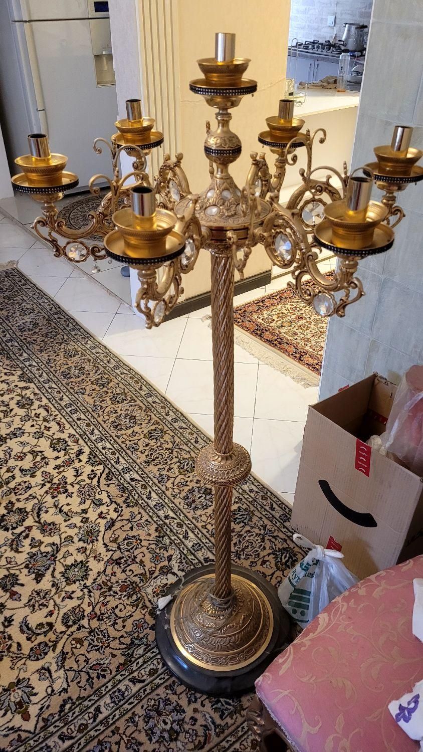 آباژور ایستاده رز گلد|چراغ خواب و آباژور|تهران, کامرانیه|دیوار