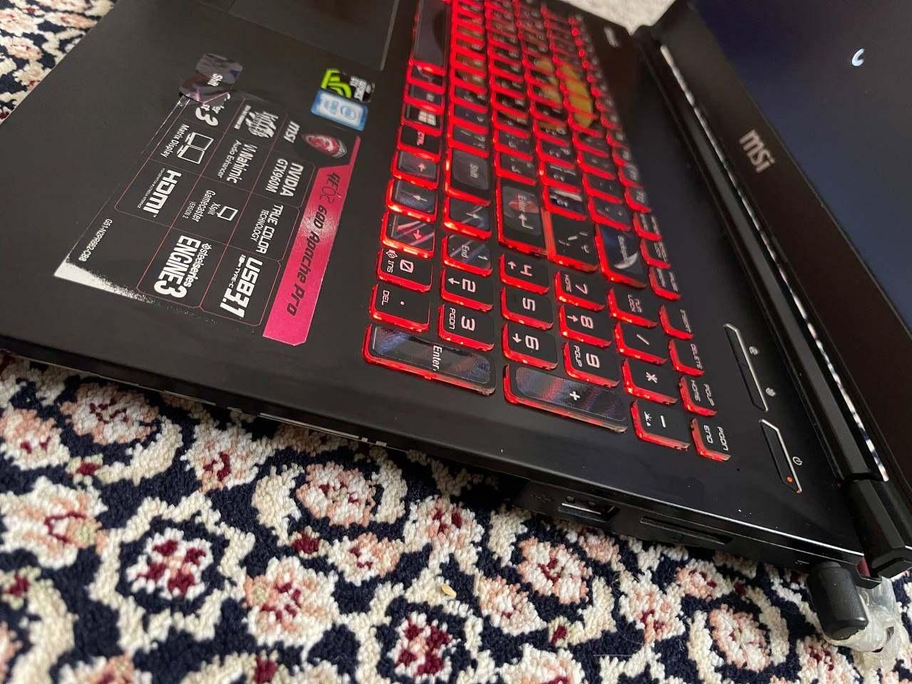 لپ تاپ گیمینگ msi گرافیک gtx|رایانه همراه|مشهد, هدایت|دیوار
