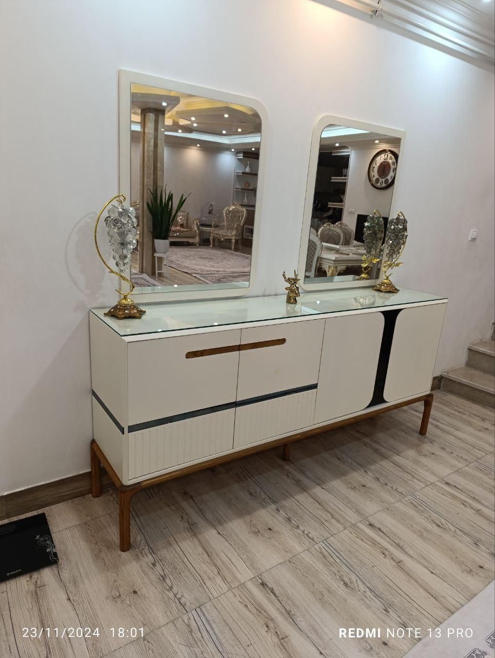 ست کنسول و میزTV مدل نگین|بوفه، ویترین، کنسول|ارومیه, |دیوار