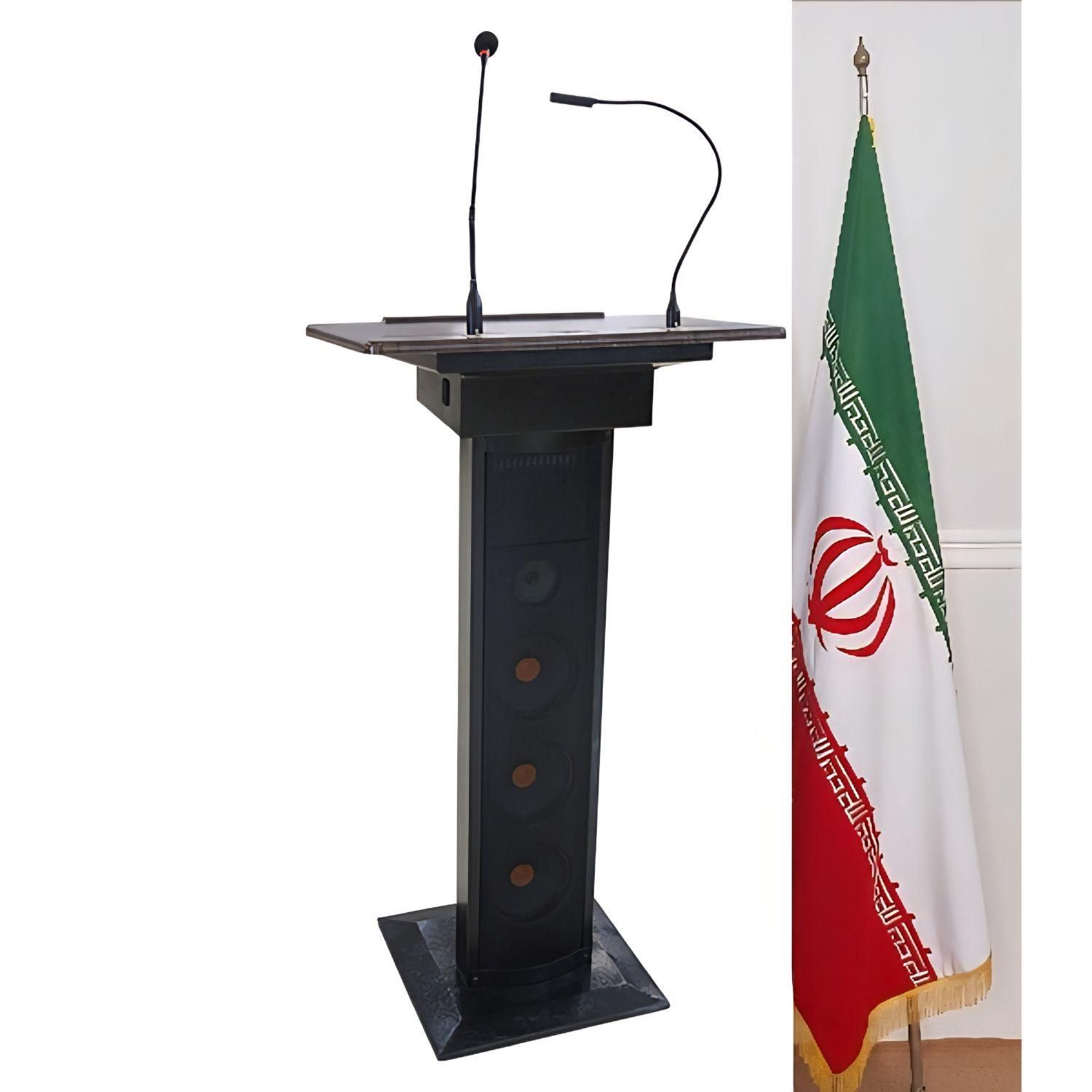 تری آمپ (تریبون + آمپلی فایر) + پرچم تشریفات|صوتی و تصویری|بهبهان, |دیوار