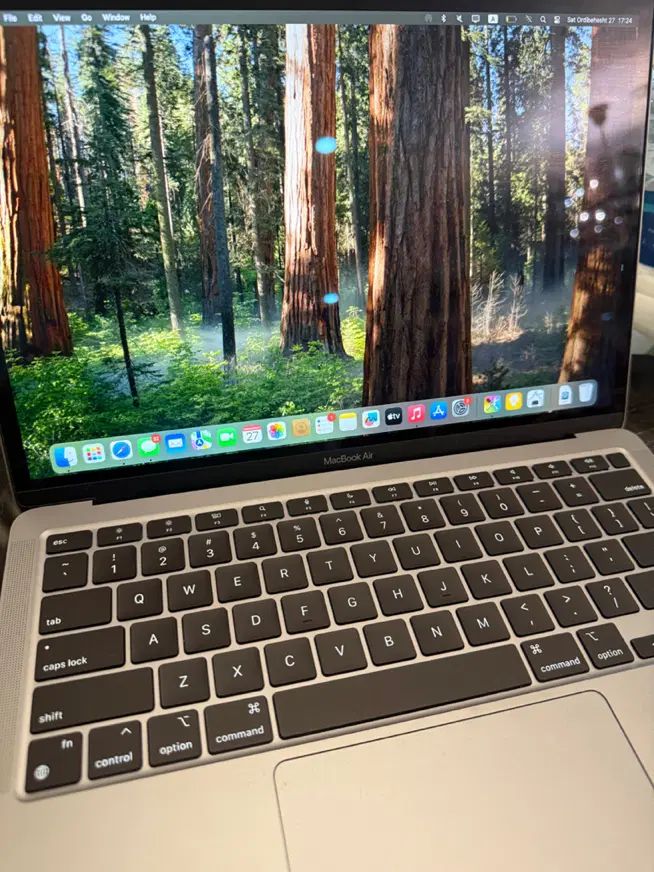 مک بوک ایر m1 ۲۵۶ سایکل ۱۰۰ macbook air 2020|رایانه همراه|تهران, سعادت‌آباد|دیوار