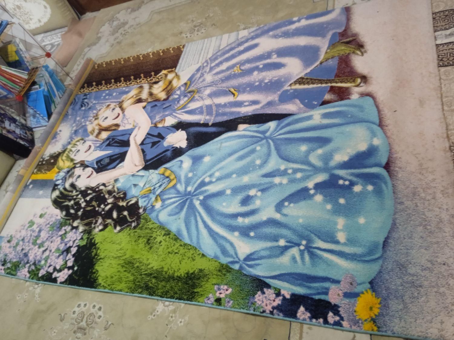 گلیم فرش دخترانه ۶متری|گلیم، جاجیم، گبه|ایوان, |دیوار