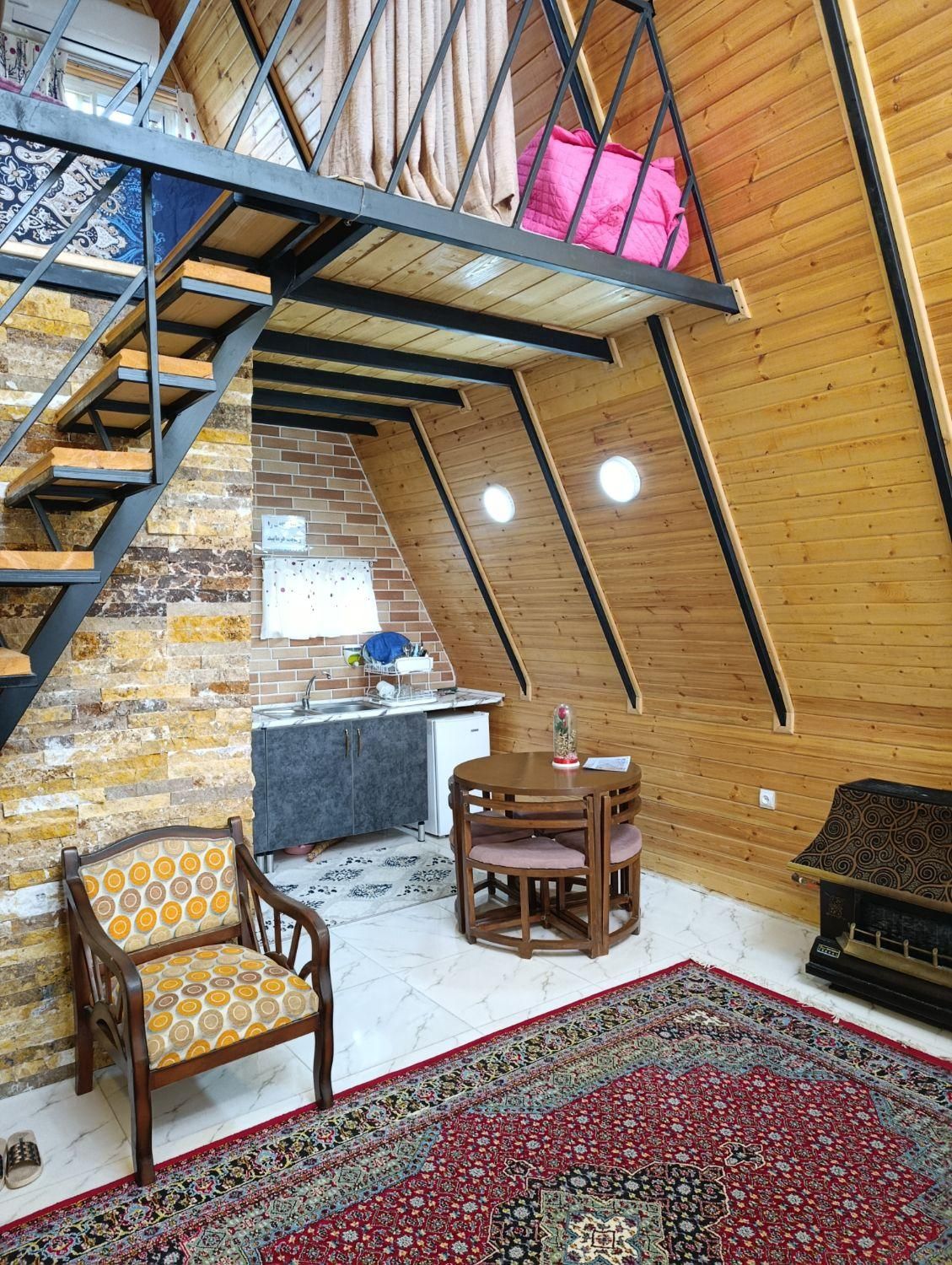 کلبه سوییسی شیک و تمیز|اجارهٔ کوتاه‌مدت ویلا و باغ|رودسر, |دیوار