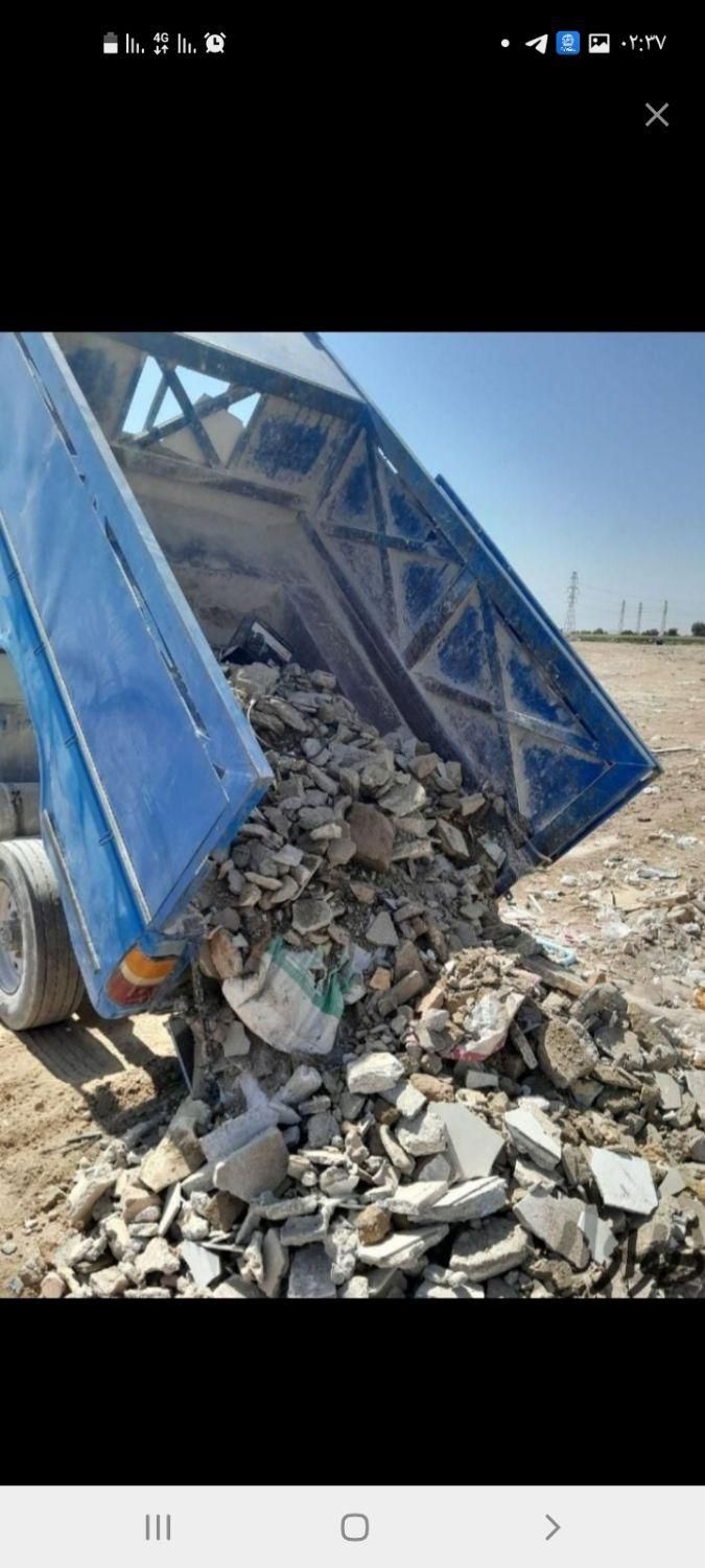 نخاله ماسه گراویه نخودی چال نیسان کمپرسی|خدمات حمل و نقل|نیشابور, شهرک اندیشه|دیوار