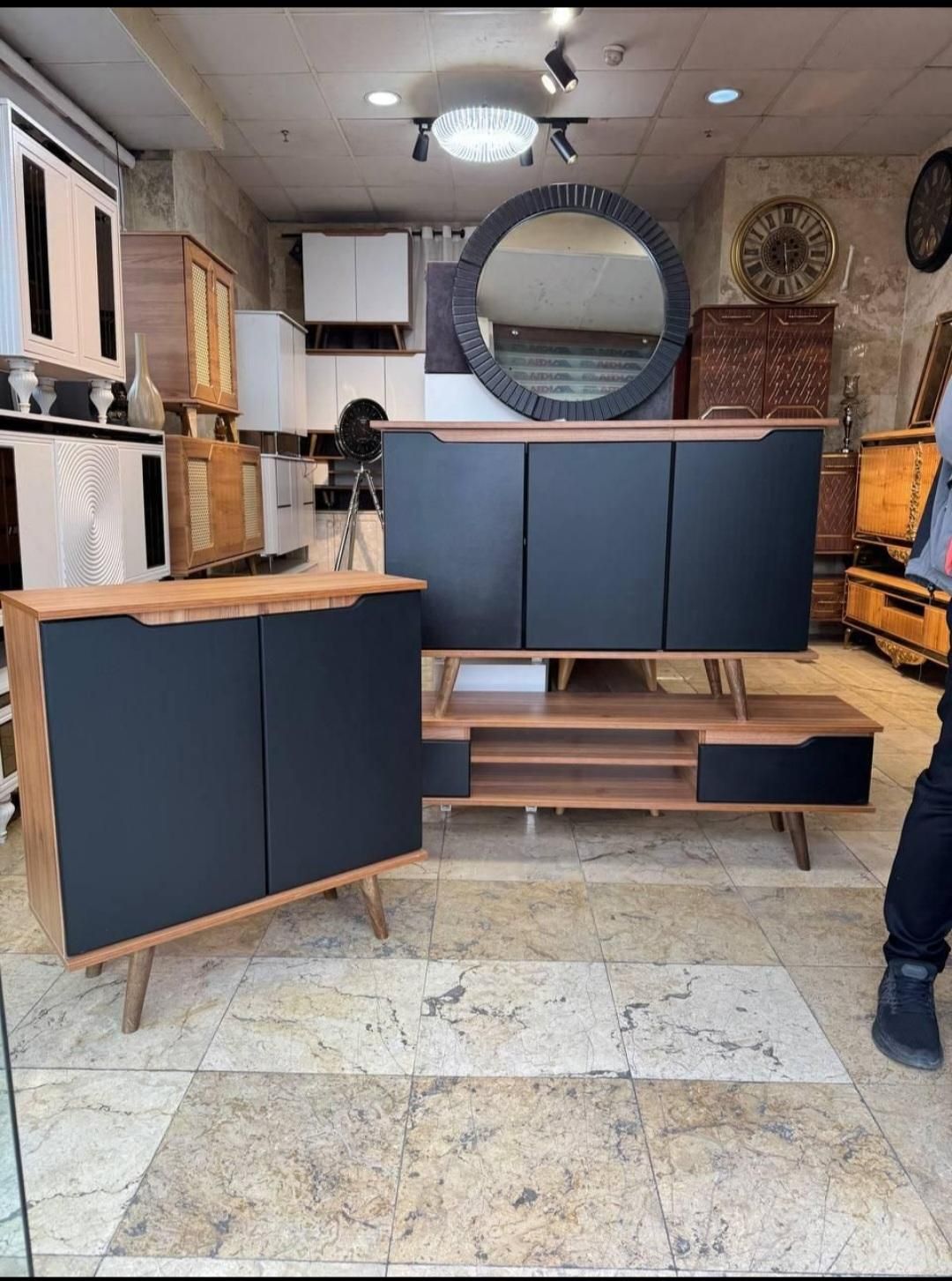 اینه و کنسول / پک کامل مینیمال/ جهیزیه|بوفه، ویترین، کنسول|تهران, شهرک ولیعصر جنوبی|دیوار