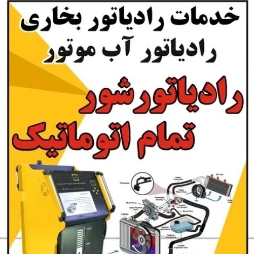 شستشوی رادیاتوربخاری بادستگاه تمام اتوماتیک|خدمات موتور و ماشین|همدان, |دیوار
