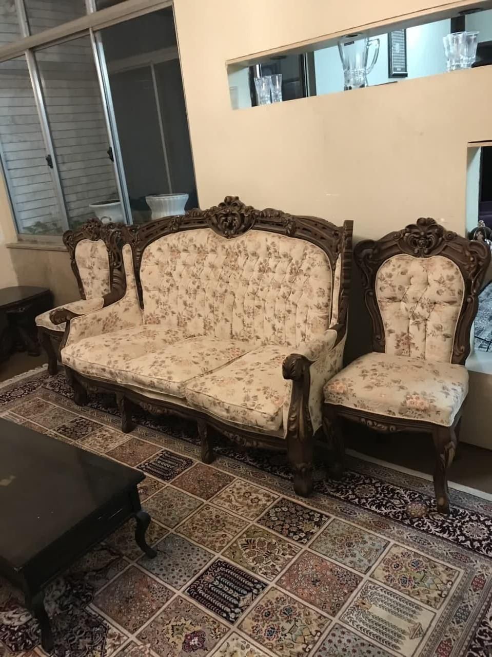 مبلمان نفیس 9 نفره همراه میز نهارخوری ست 10 نفره|مبلمان خانگی و میز عسلی|مشهد, کوثر|دیوار