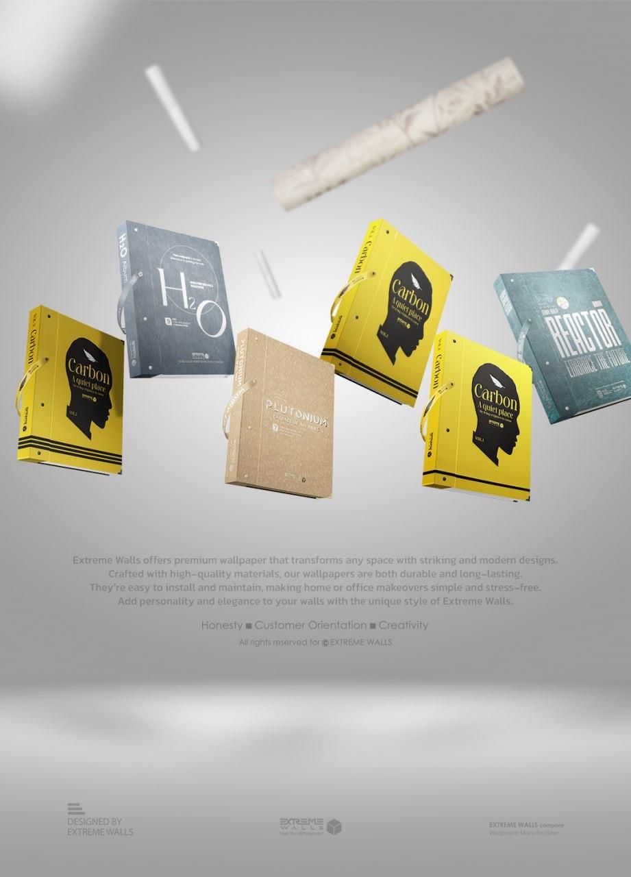 کاغذ دیواری اکستریم والز extrim walls نمایندگی|مصالح و تجهیزات ساختمان|تهران, سلسبیل جنوبی|دیوار