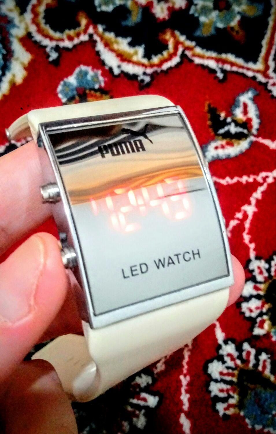 ساعت ال ای دی پوما puma|ساعت|خرم‌آباد, |دیوار