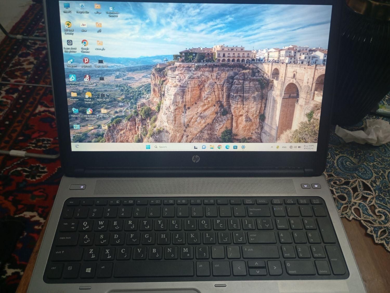 لپ تاپ hp مدل 650|رایانه همراه|تبریز, |دیوار