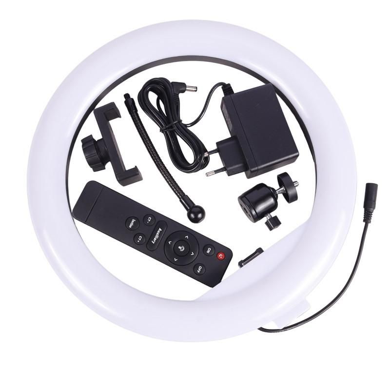 رینگ لایت 12 اینچ بهمراه پایه دومتری و کنترل|دوربین عکاسی و فیلم‌برداری|رشت, کوی طالقانی|دیوار