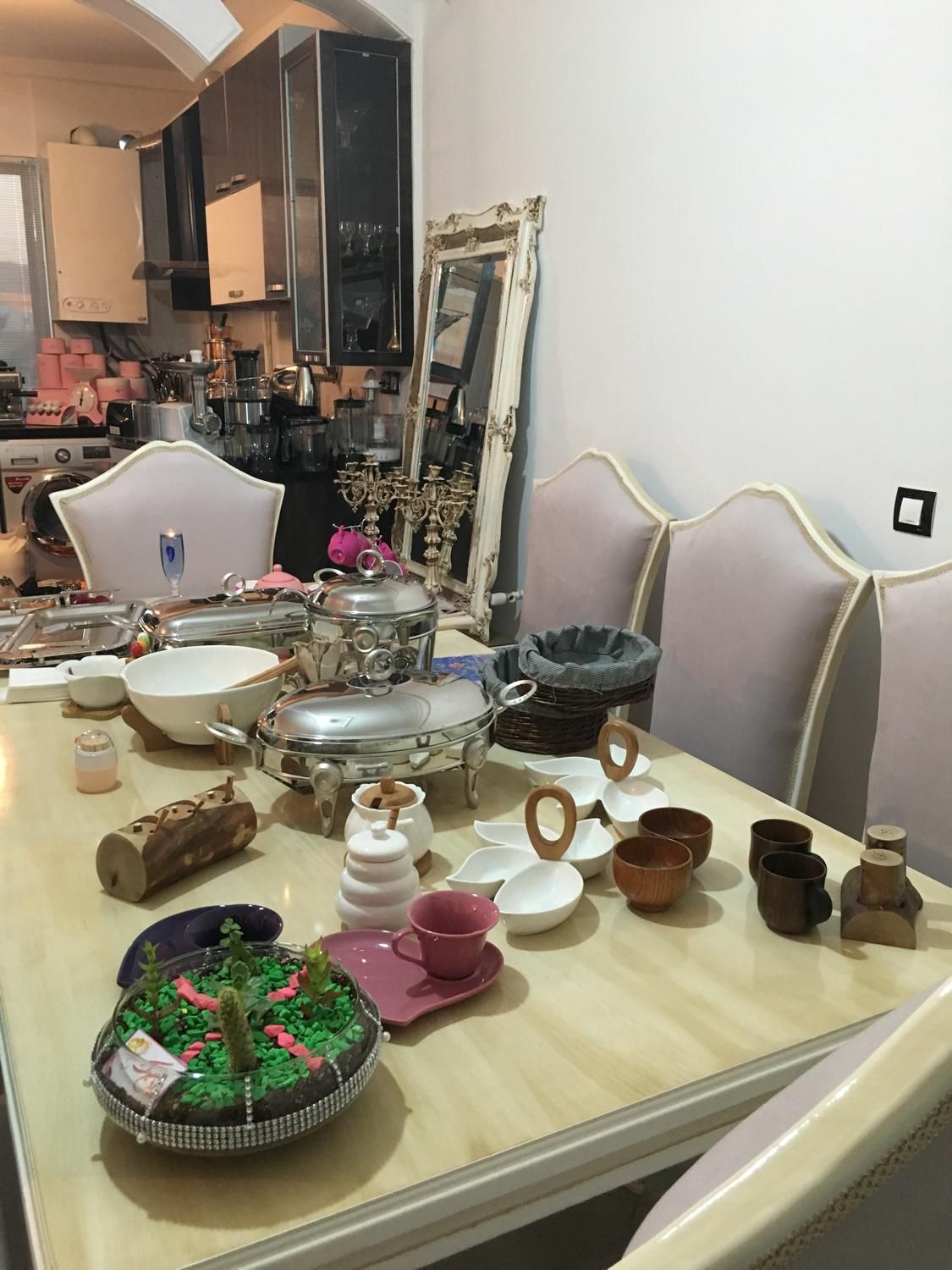 میز ناهار خوری ۸ نفره چوب راش روسی|میز و صندلی غذاخوری|تهران, مهرآباد جنوبی|دیوار