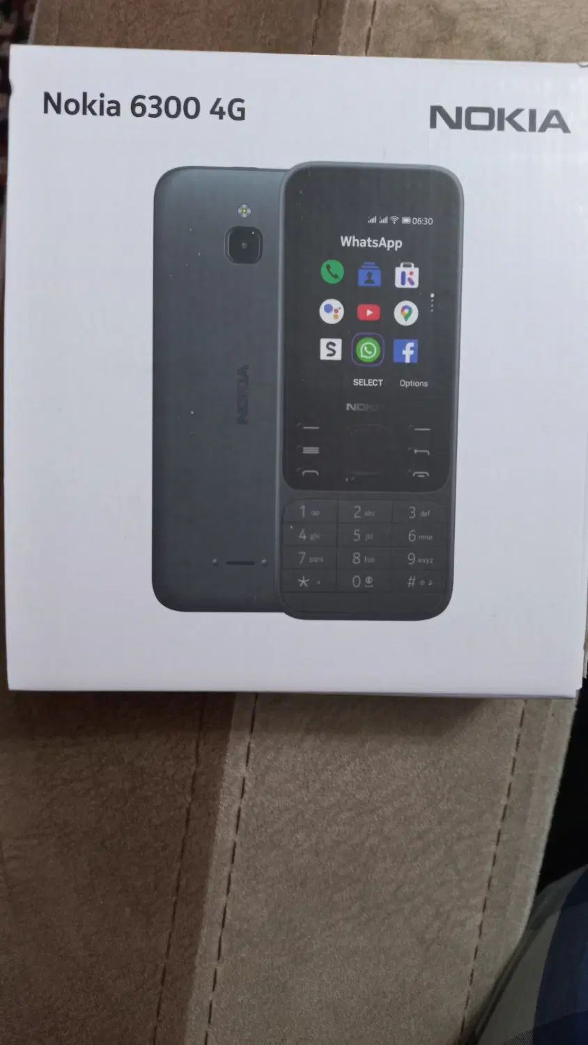 نوکیا ۶۳۰۰ 4G حافظه ۴ گیگابایت و رم ۵۱۲ مگابایت|موبایل|تهران, دولاب|دیوار