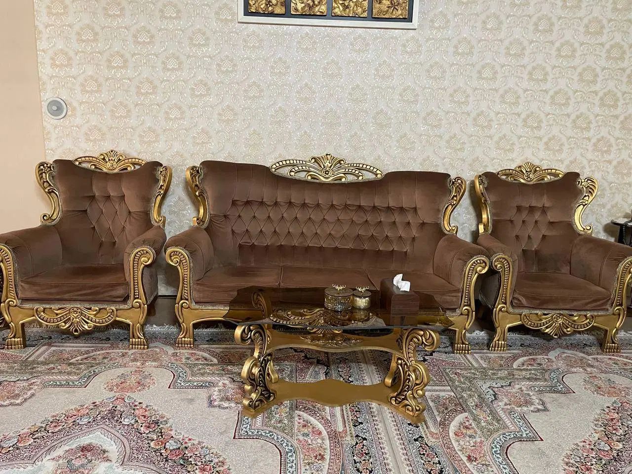 مبلمان9نفره با 4میز|مبلمان خانگی و میز عسلی|مشهد, هدایت|دیوار