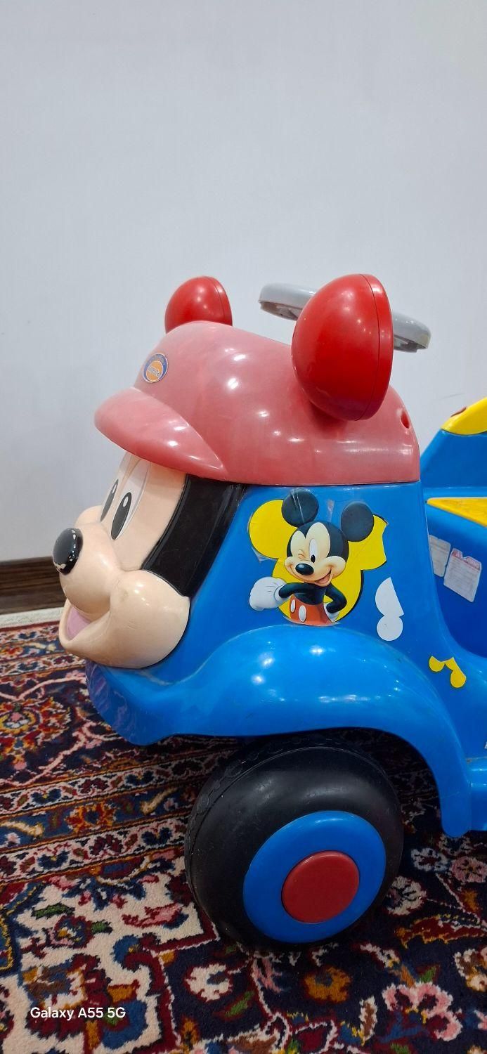 ماشین شارژی میکی موز باتری نو|اسباببازی بچه|دزفول, |دیوار