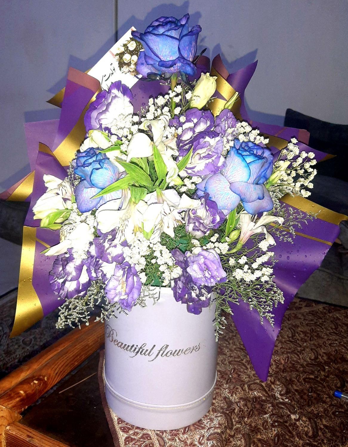 باکس گل رز آبی|گل و گیاه طبیعی|تهران, آهنگ|دیوار