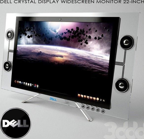 مانیتور اورجینال دل DELL CRYSTAL MONITOR|قطعات و لوازم جانبی رایانه|تهران, دهکده المپیک|دیوار