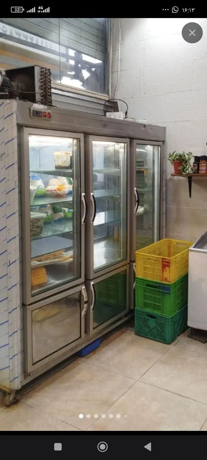 یخچال ایستاده / یخچال ویترینی/یخچال استیل ۶ درب|فروشگاه و مغازه|رشت, دروازه لاکان|دیوار