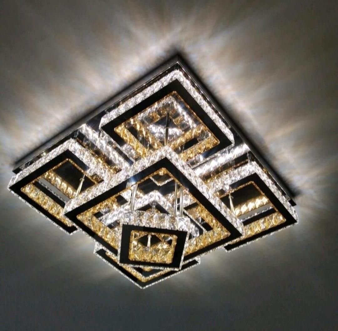 لوستر الماس.کهکشانی سقفی آیناز سه طبقه.AC light|لوستر و چراغ آویز|تهران, سنگلج (شاپور)|دیوار