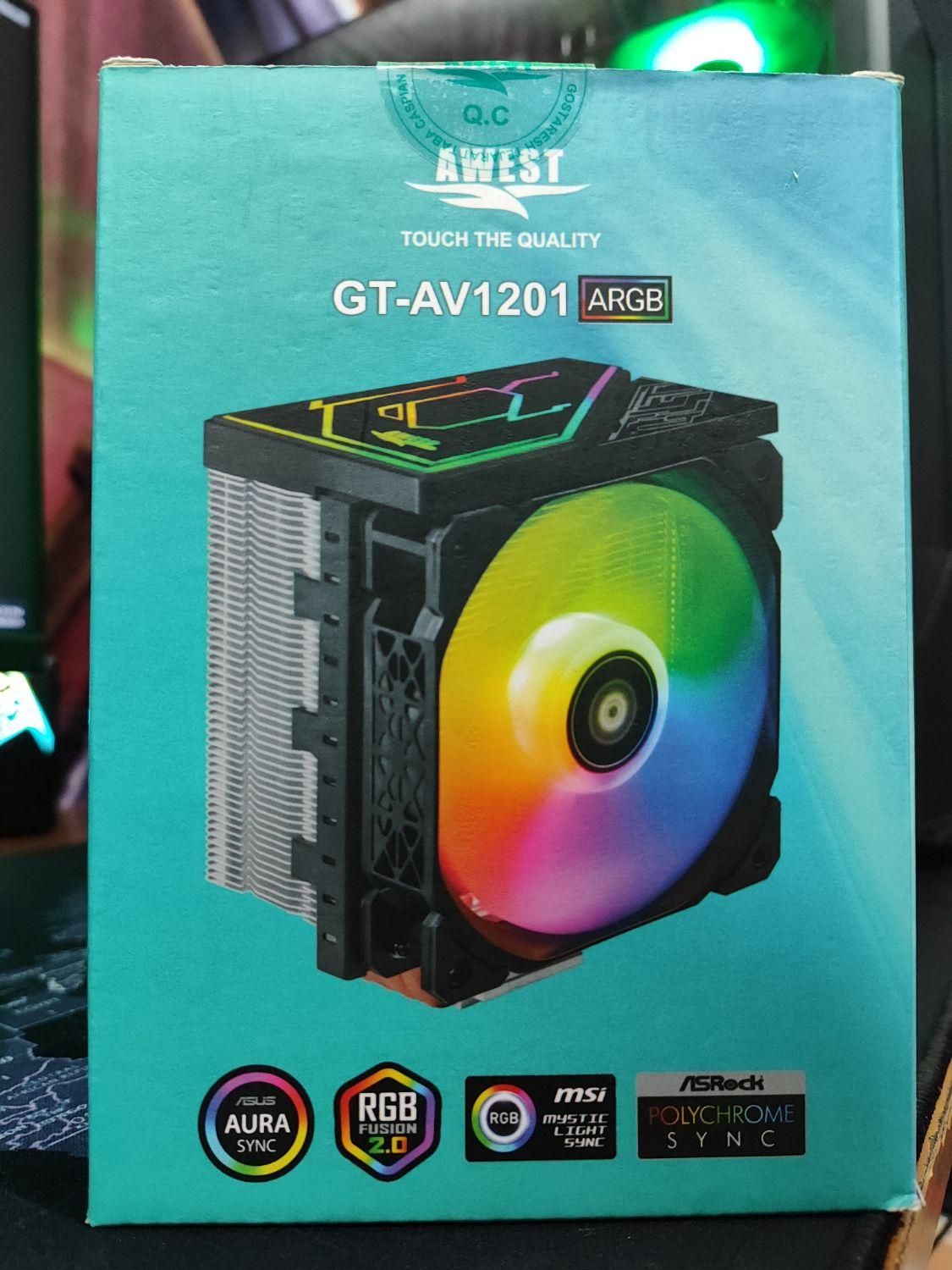 خنک کننده CPU مدل GT-AV1201 ARGB درحد نو|قطعات و لوازم جانبی رایانه|اصفهان, خواجو|دیوار