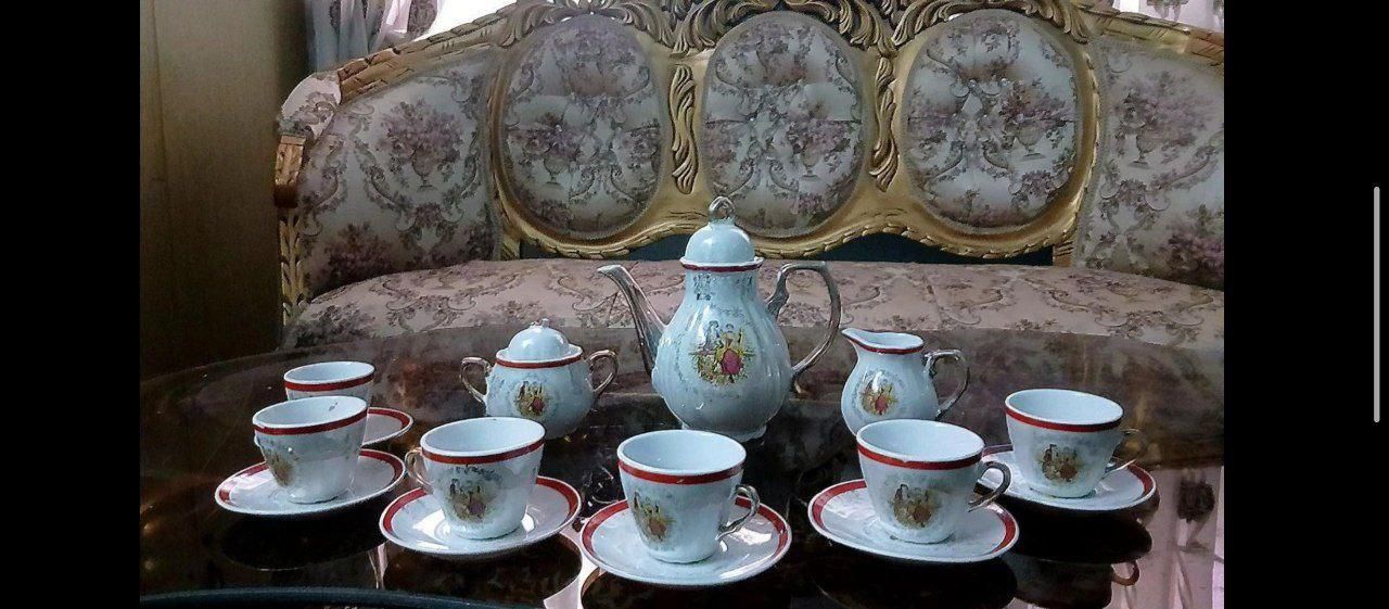 فروش سرویس 17پارچه قهوه خوری دنسی|ظروف سرو و پذیرایی|گنبد کاووس, |دیوار