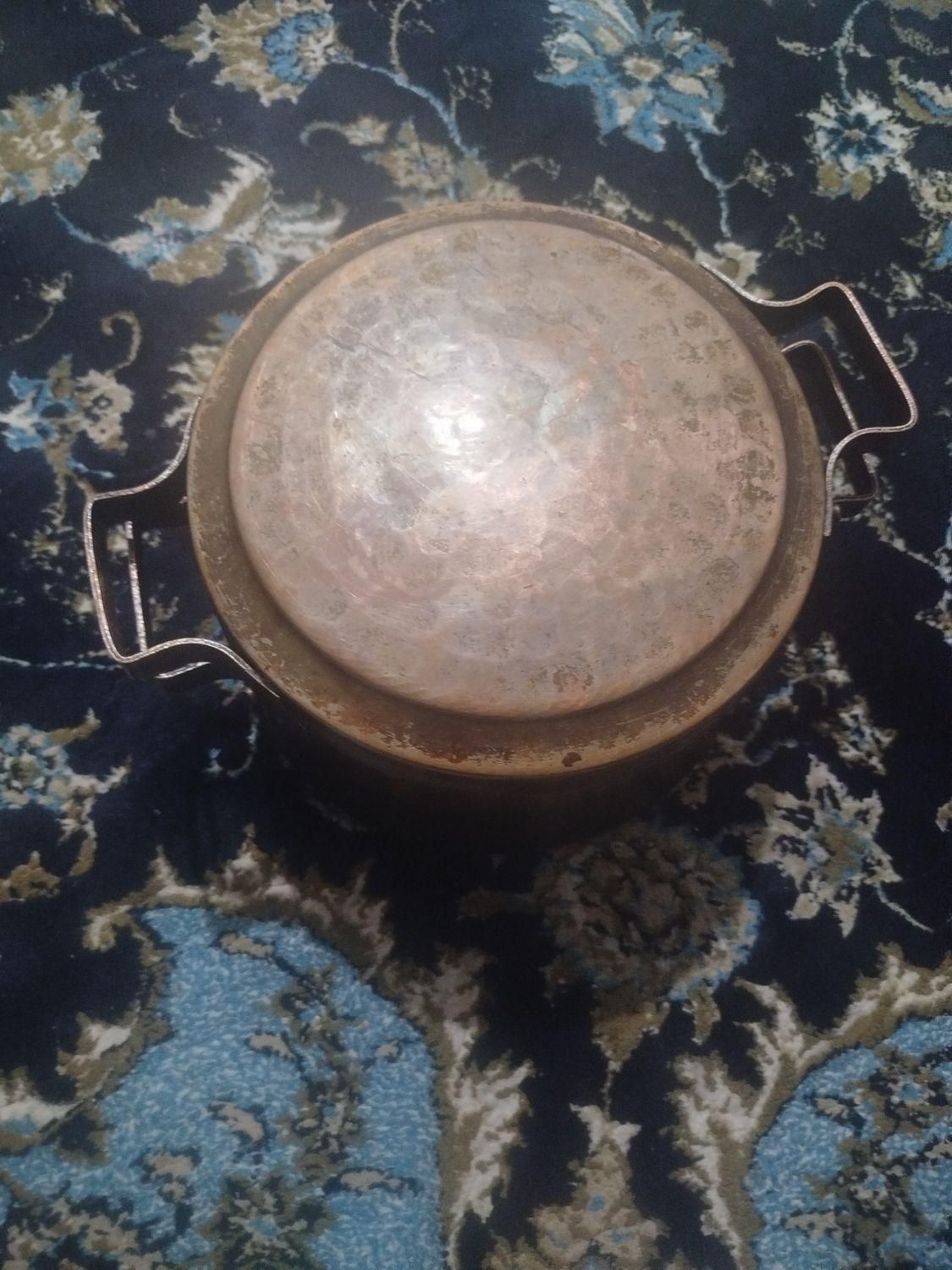 دیگچه مسی قدیمی|ظروف پخت‌وپز|کرمان, |دیوار