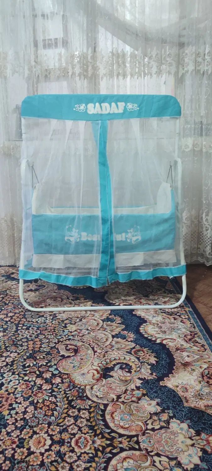 گهواره تمیز نو مرتب ، نینی لای لای|تخت و سرویس خواب|مشهد, شهرک مطهری|دیوار