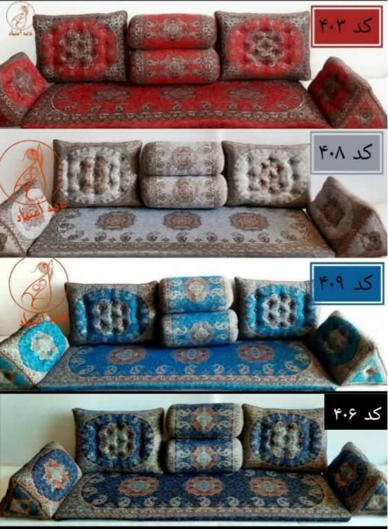 شاه نشین اصیل یزد فرش دیبا مطهری ۱۳|پشتی|بیرجند, |دیوار