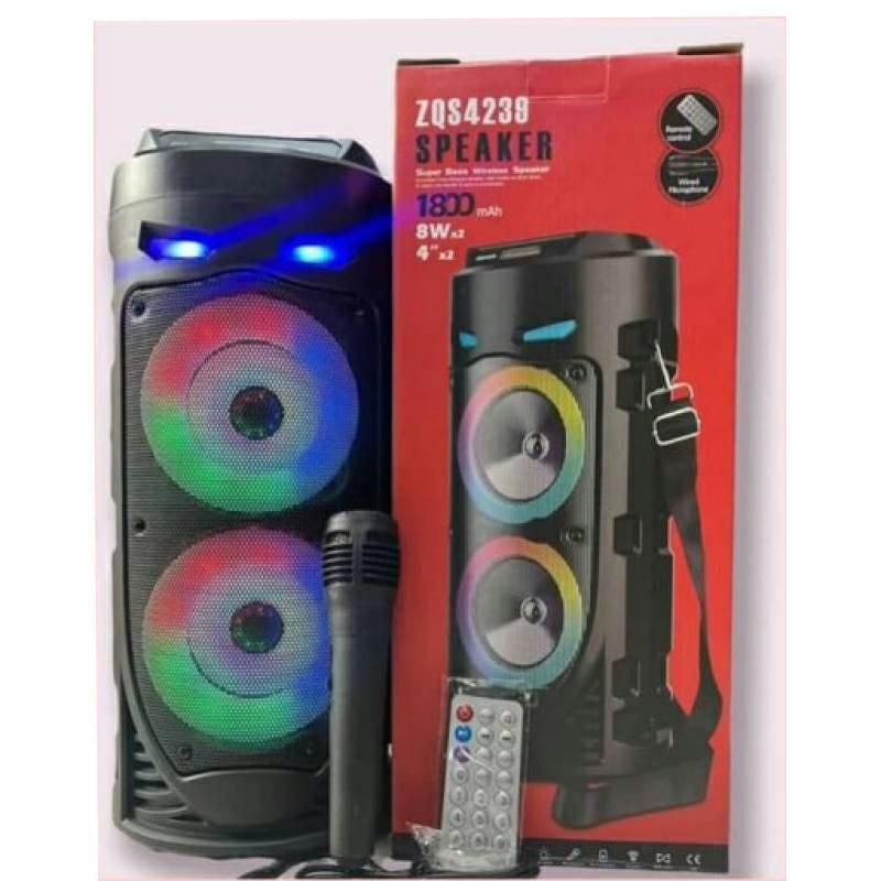 اسپیکر zqs4932 با میکروفن و ریموت|سیستم صوتی خانگی|خمینیشهر, |دیوار