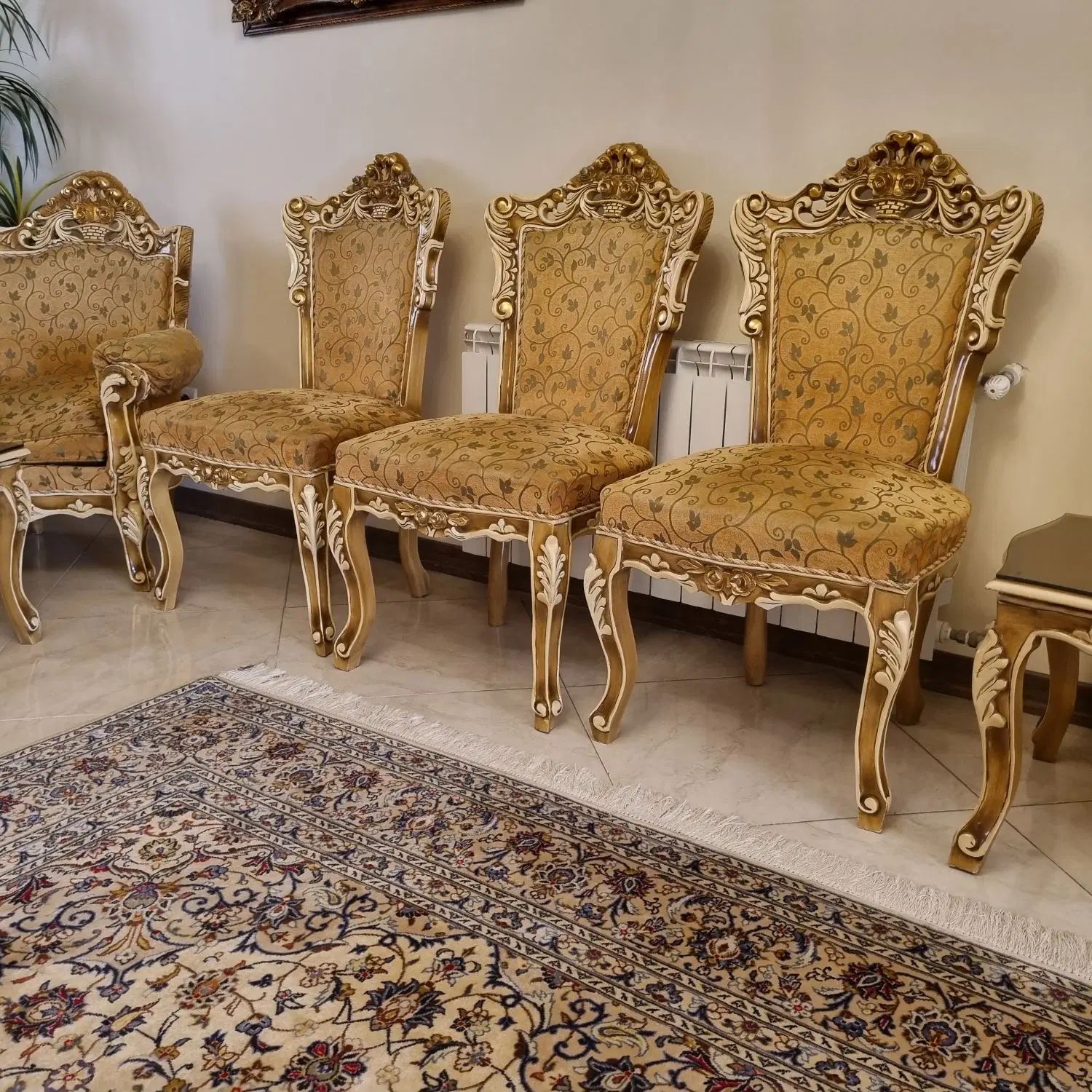 مبلمان چوب گردو|مبلمان خانگی و میز عسلی|تهران, نیروی دریایی|دیوار